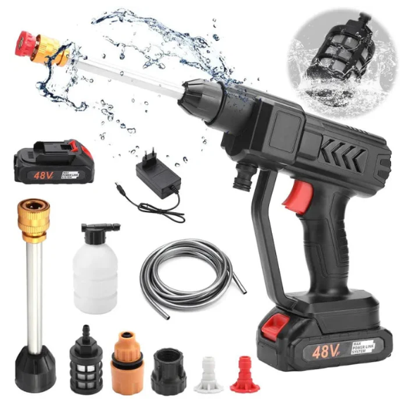 GV-102 Original Rechargeable Cordless High-Pressure Washer | 48V Lithium Battery Single